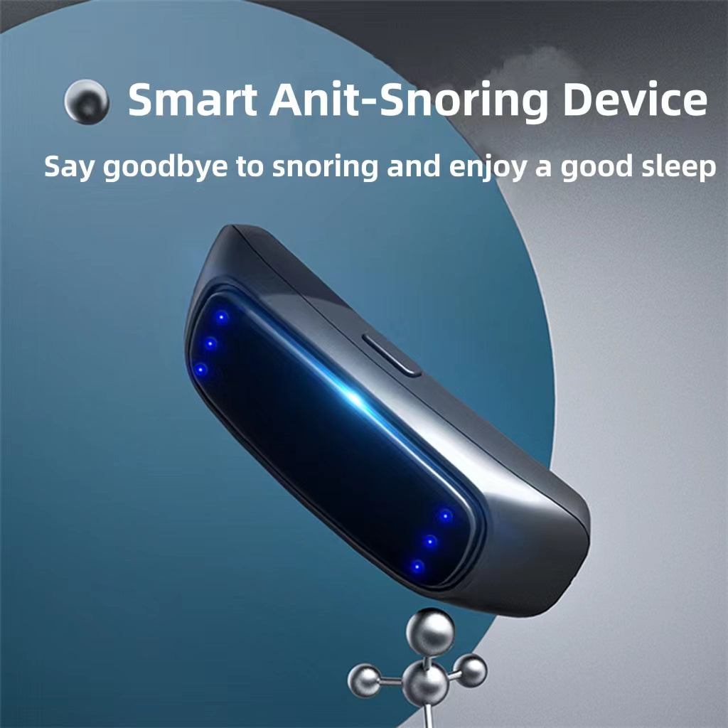 Smart Anti Snoring Device EMS Pulse Snoring Stop Effective Solution Noise Reduction Muscle Stimulator