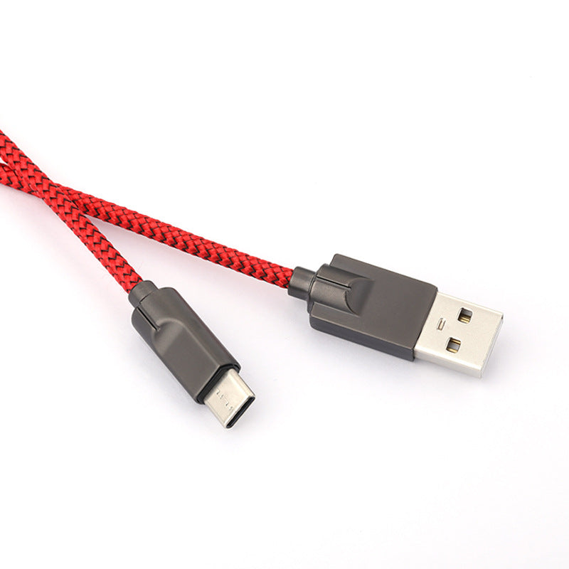 Suitable For Apple Android TYPE-C Zinc Alloy Data Cable