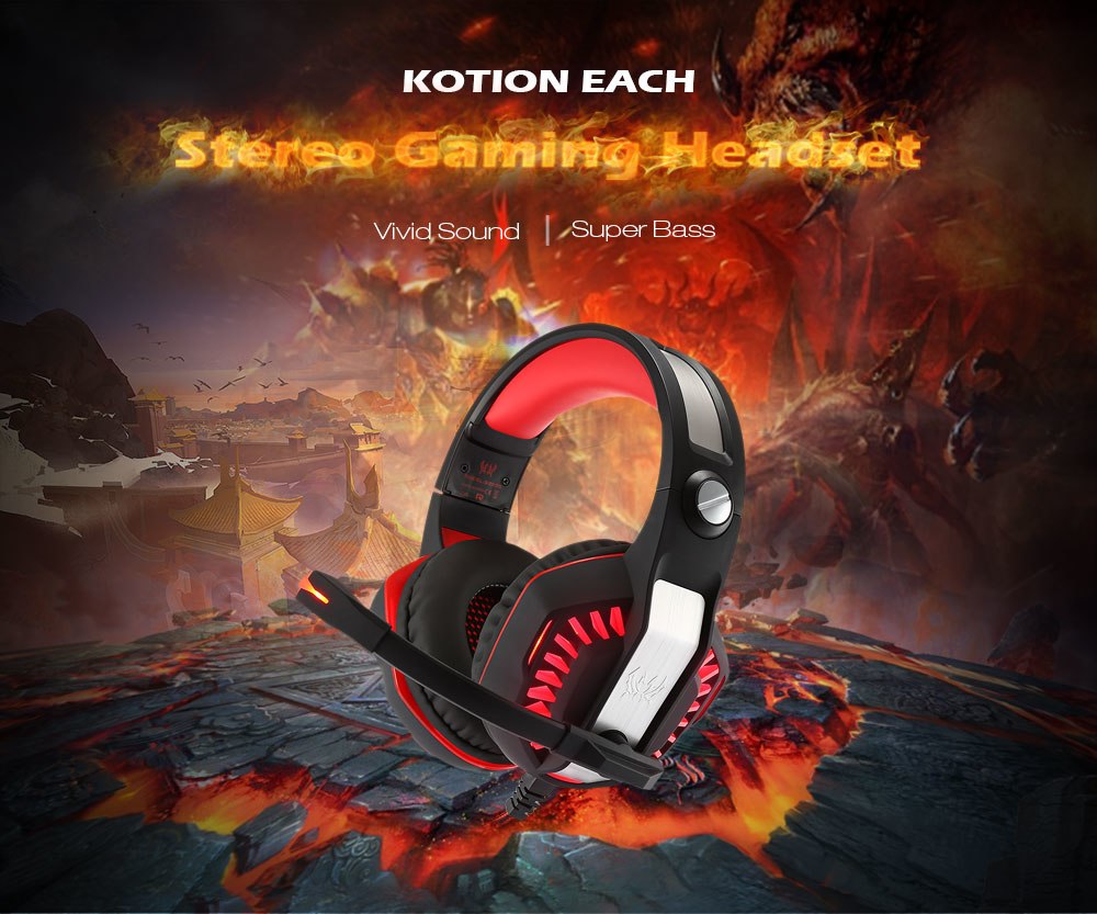 Computer Gaming Headset with Microphone