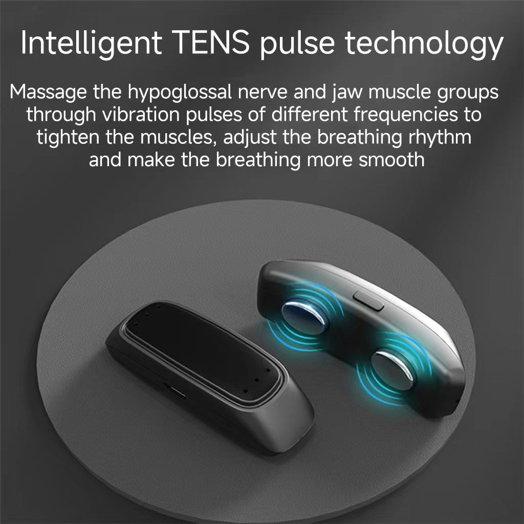 Smart Anti Snoring Device EMS Pulse Snoring Stop Effective Solution Noise Reduction Muscle Stimulator