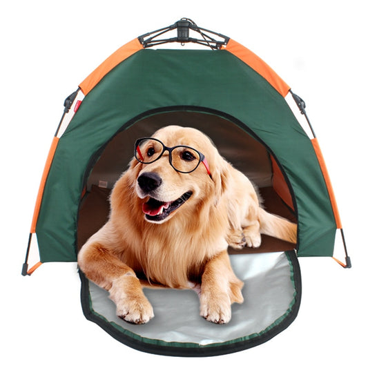 Portable Pet Tent Foldable Outdoor Automatic Cat House Kennel Rainproof