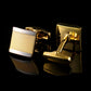 High Quality Gold French Cufflinks Men's Suit Shirt Cuff Buttons