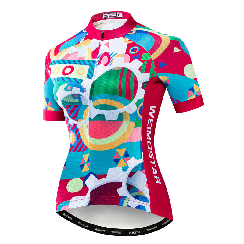 Short sleeve cycling jersey