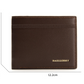 Men's wallet business casual short PU wallet cross