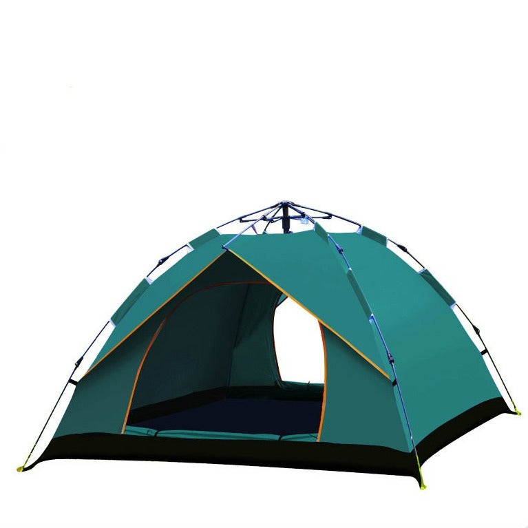 Automatic Hexagonal Multi-Person Double-Layer Outdoor Camping Rain Tent