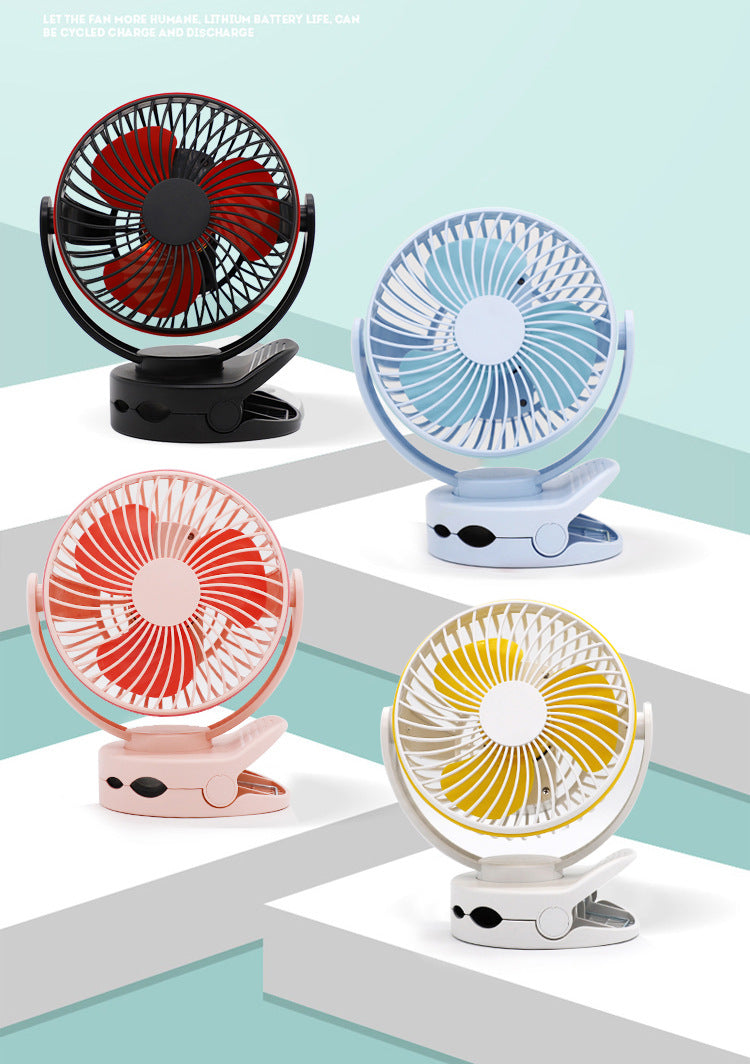 Clip Mini USB Recharge Small Fan