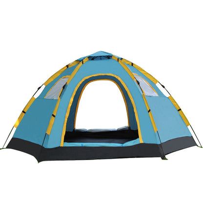 Outdoor 5-8 people camping tent quick six angle speed tent