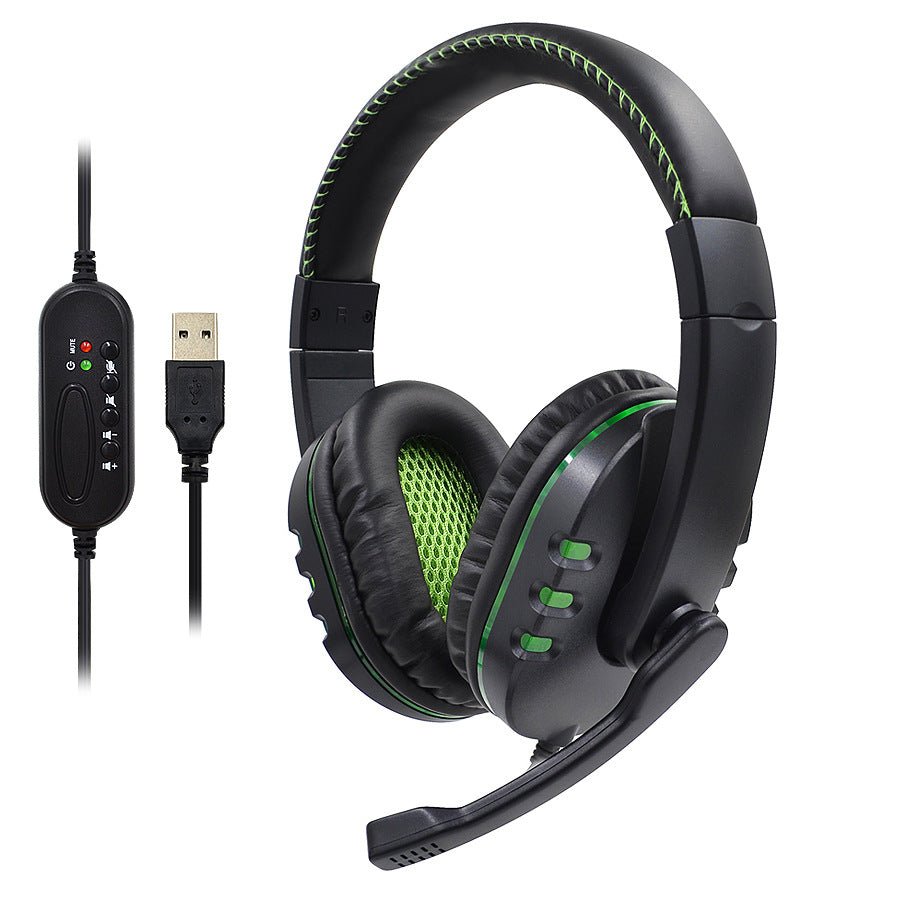 Gaming Headset With LED Lighting Microphone AMD-06