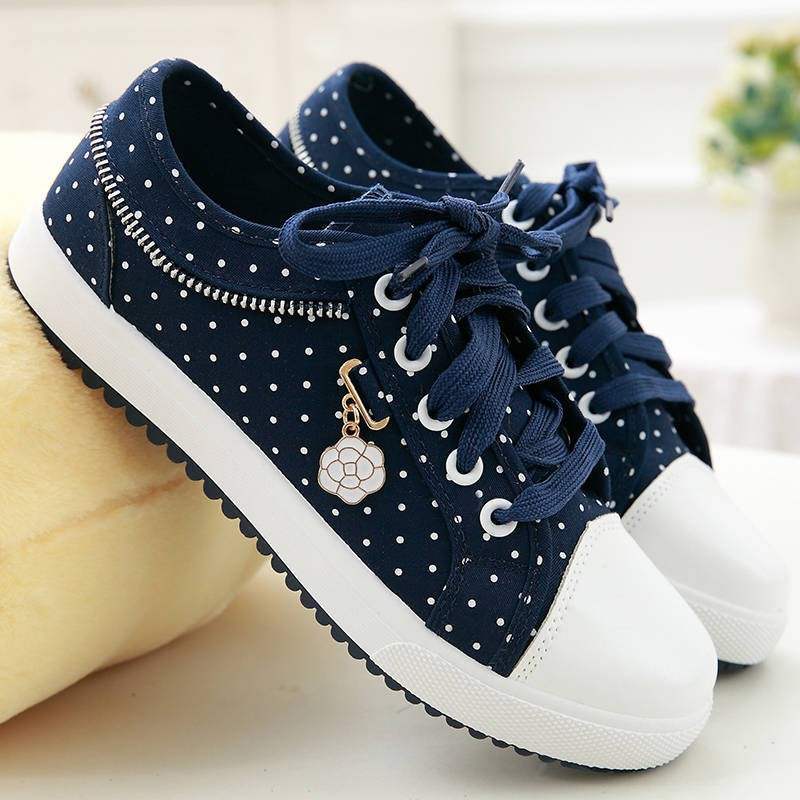 Flat Denim Shoes Casual Sports Board Shoes