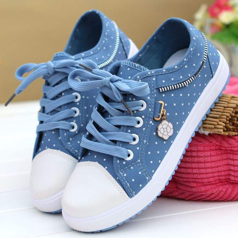 Flat Denim Shoes Casual Sports Board Shoes