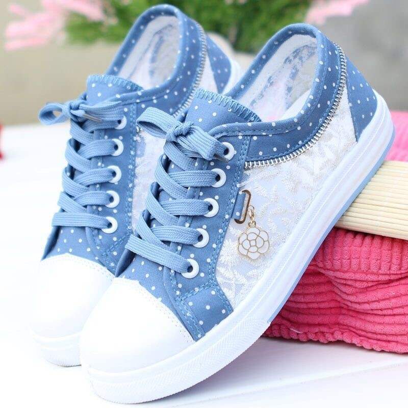 Flat Denim Shoes Casual Sports Board Shoes