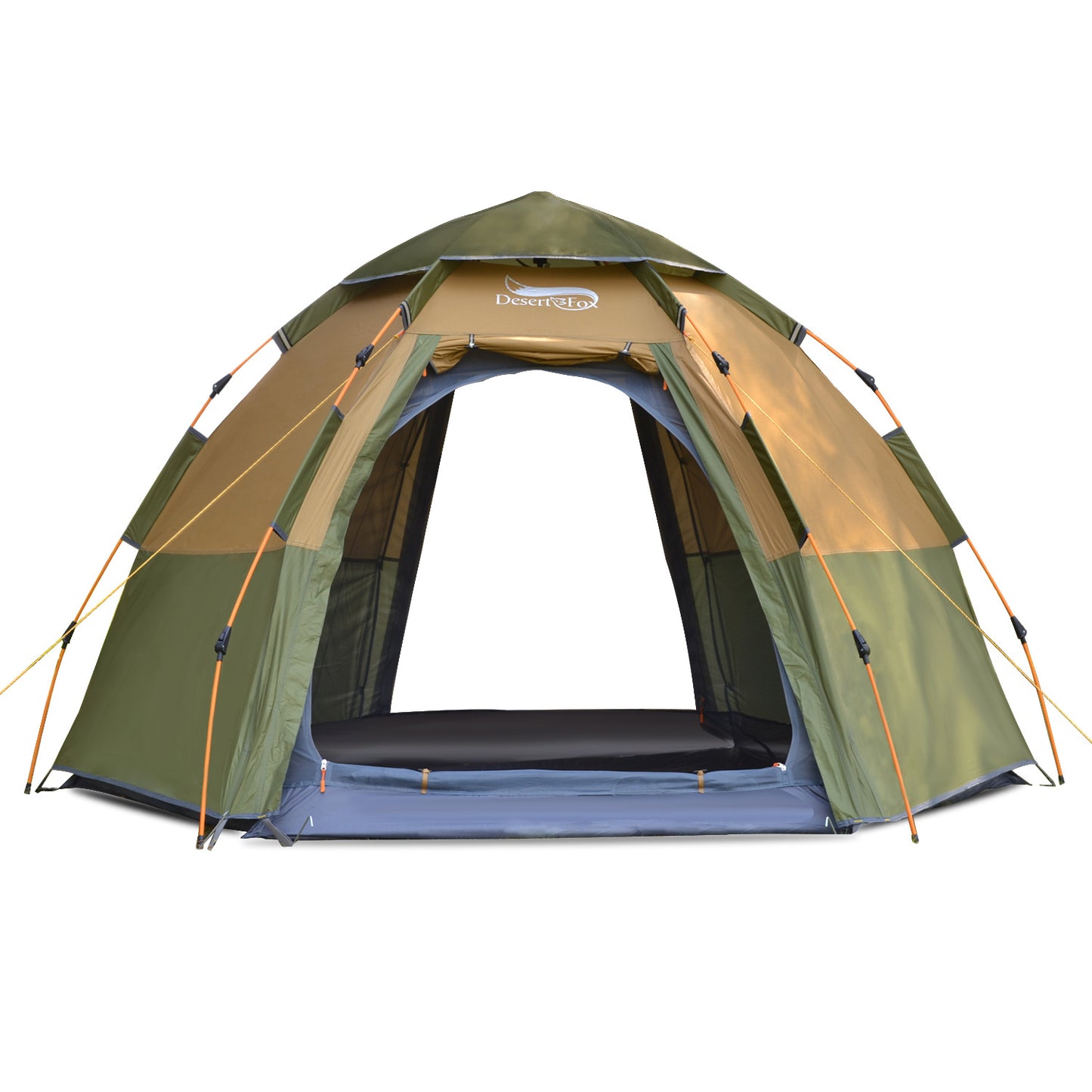 Automatic Hexagonal Multi-Person Double-Layer Outdoor Camping Rain Tent