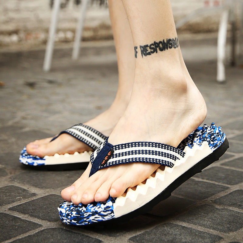 Men'S Slippers Men'S Flip Flops Men'S Sandals Non-Slip Soft Bottom Fashion Outer Wear