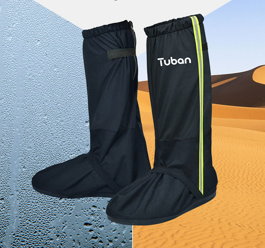 Sand-proof mountaineering hiking warm high tube waterproof leg foot ski shoe cover