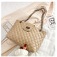 Lingge Large-Capacity Bag Women'S Bag New Trendy Fashion All-Match Chain Shoulder