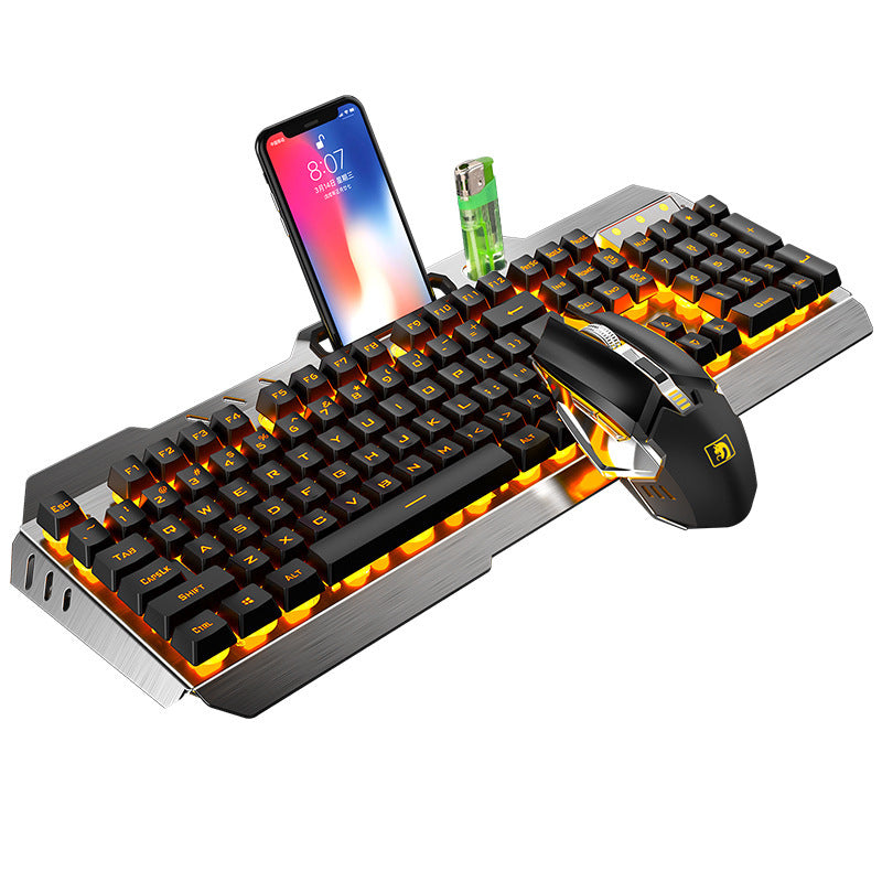 Xinmeng 670 Wireless Charging Game Luminous Keyboard And Mouse Set