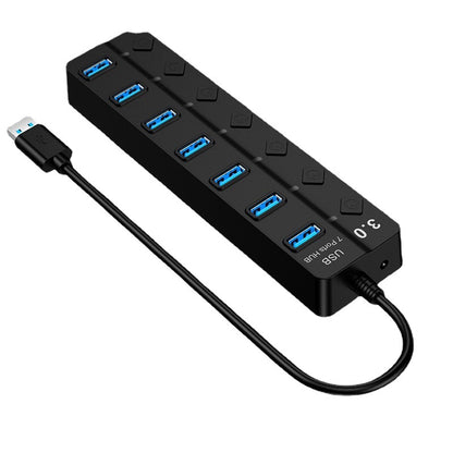 7-Port High-Speed Usb3.0 Hub