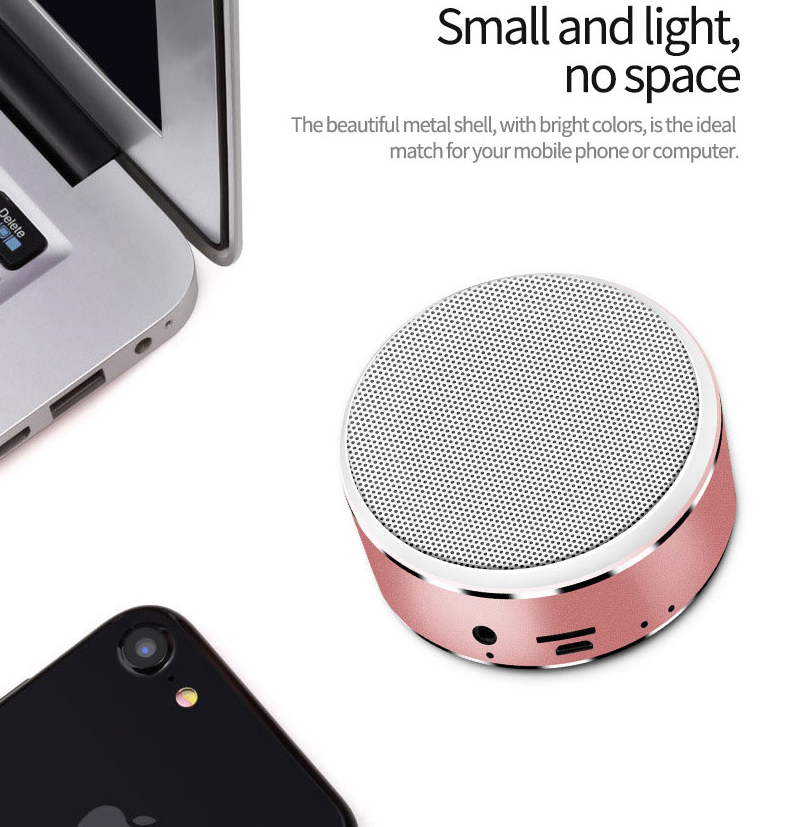 S8 portable Bluetooth speaker Mini card subwoofer built-in battery