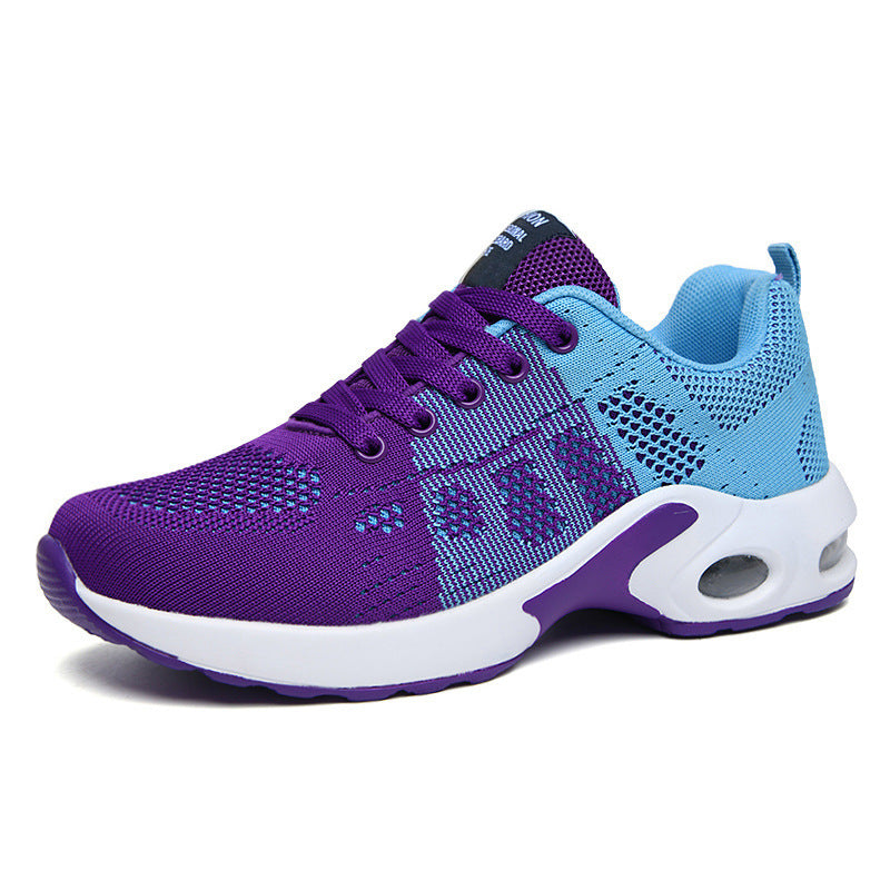 Flying Woven Mesh Women's Sports Casual Fashion Breathable Shoes