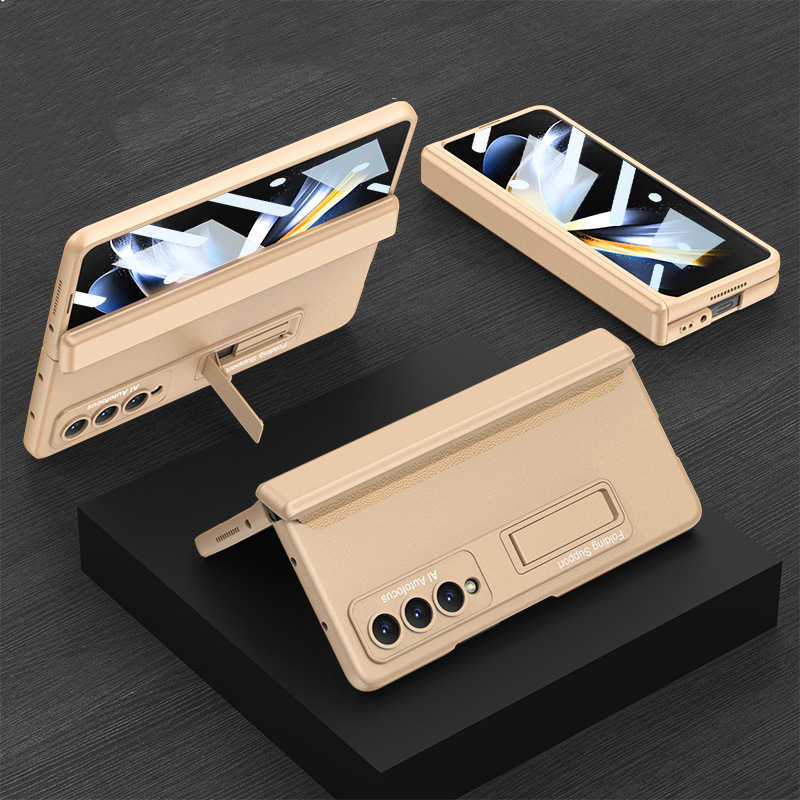 Folding Mobile Phone Case Hinge Magnetic Absorption Anti-falling Samsung Galaxy Z Fold4