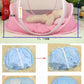 Foldable  Baby Bed Net With Pillow Net 2 Pieces Set