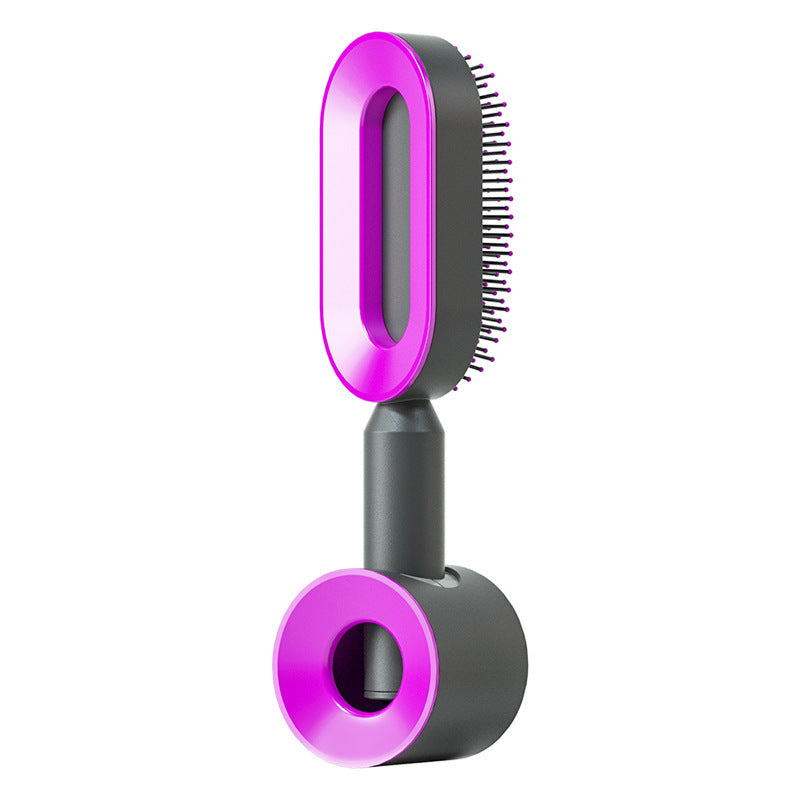 Self Cleaning Hair Brush For Women One-key Cleaning Hair Loss Airbag Massage