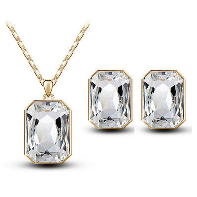 Artificial Crystal Alloy Necklace