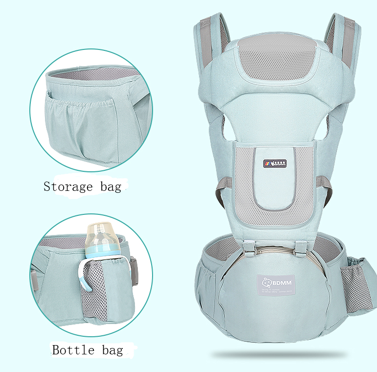 Baby sling waist stool front holding multi-function baby child seat stool four seasons