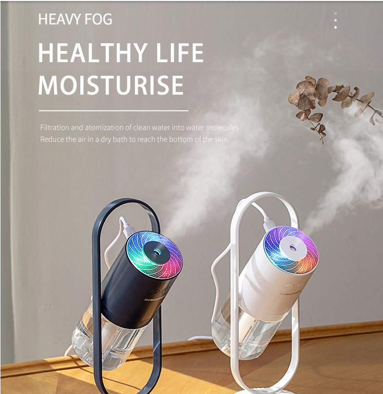 USB Air Humidifier With Projection Night Lights