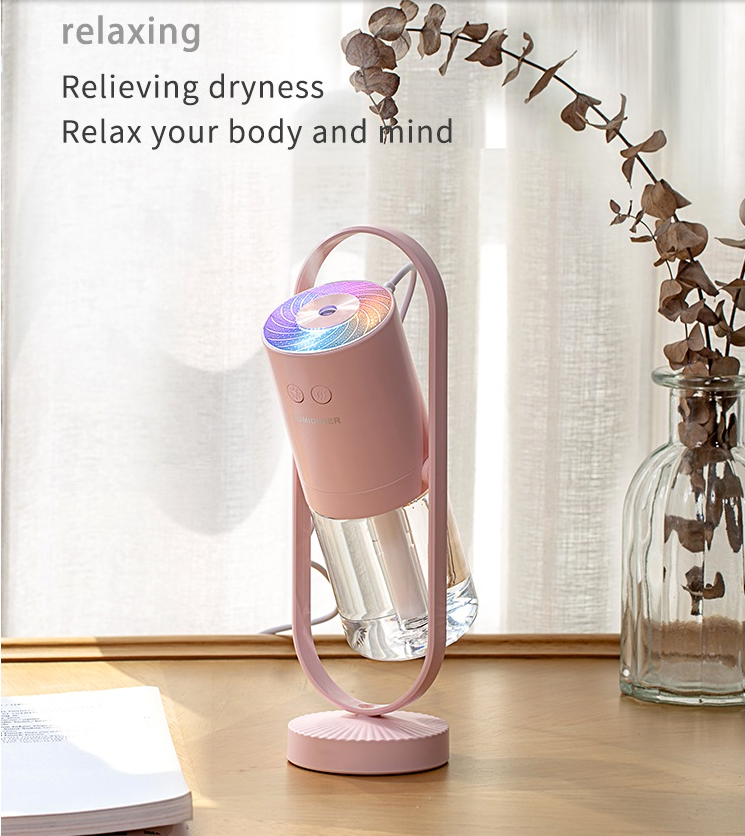 USB Air Humidifier With Projection Night Lights