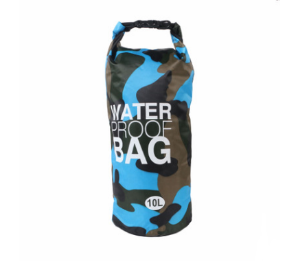 Camouflage waterproof bucket bag beach outdoor drifting bag