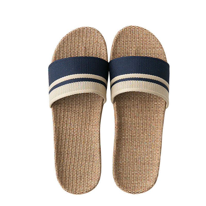 Linen Sandals And Slippers Women Summer Indoor Non-slip