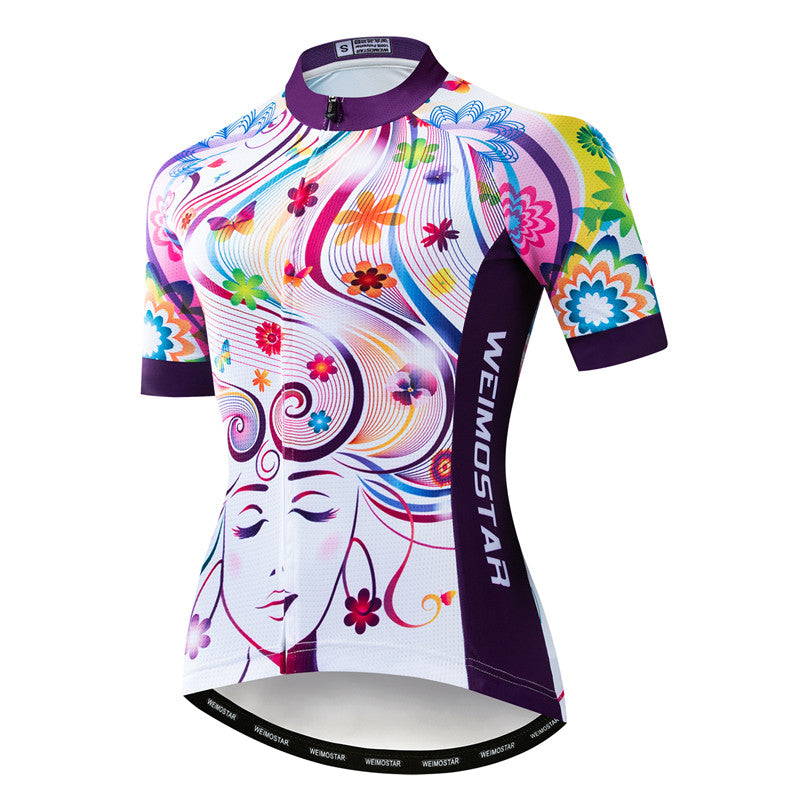 Short sleeve cycling jersey