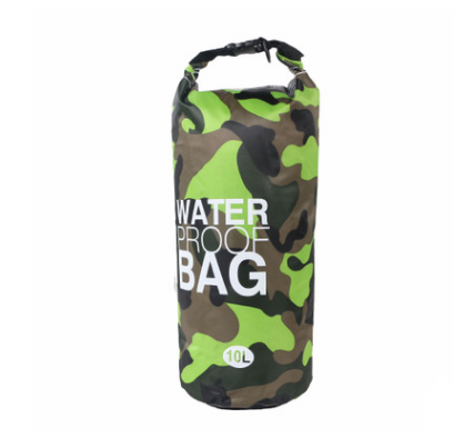 Camouflage waterproof bucket bag beach outdoor drifting bag