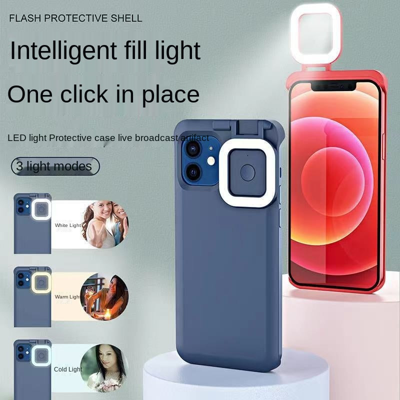 Night Selfie Phone Case For Phone Shockproof Slim Built-in Battery