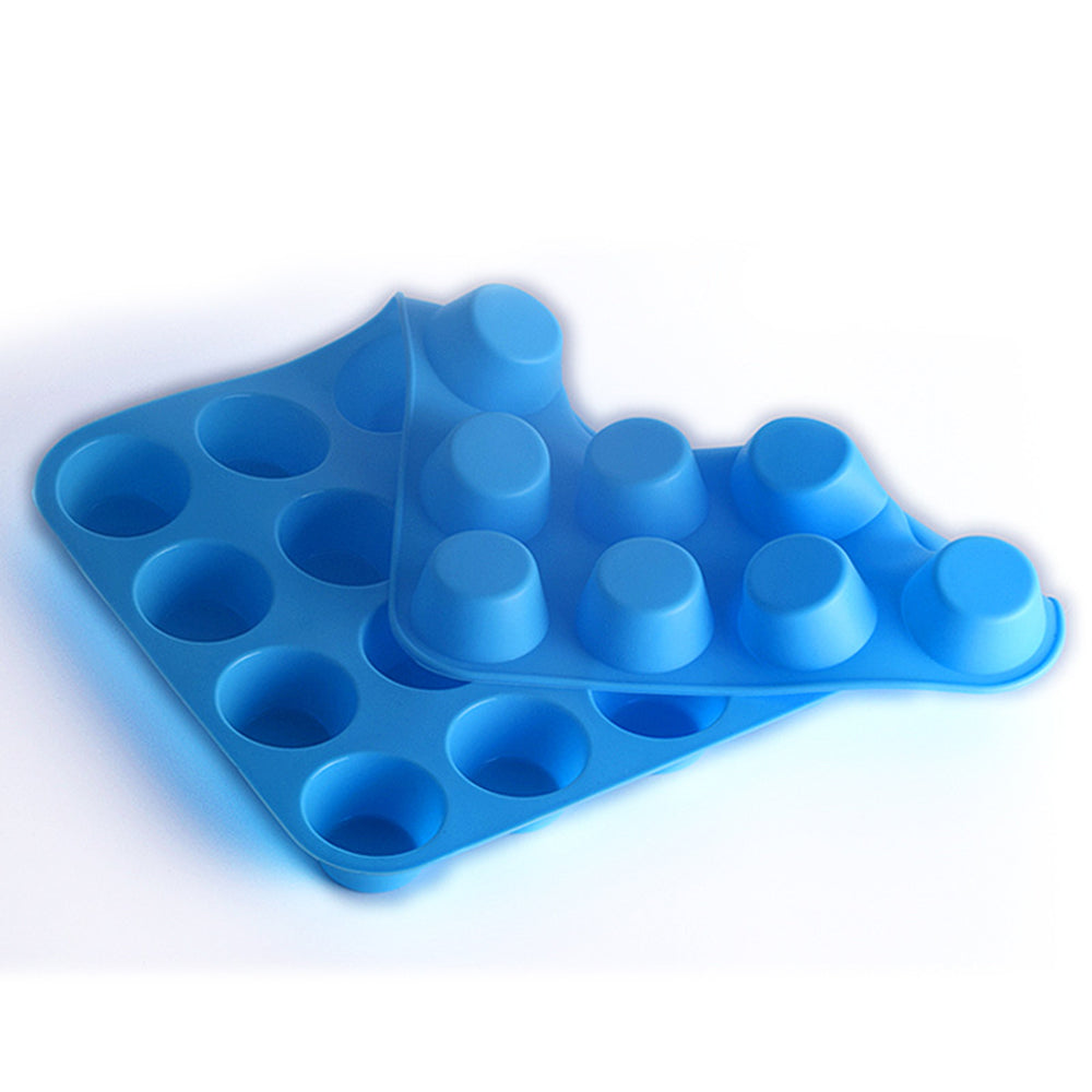 Round Silicone Cake Mould with 24 holes