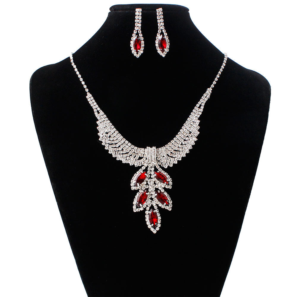 Three sets of Korean Wedding Necklace, Earring set