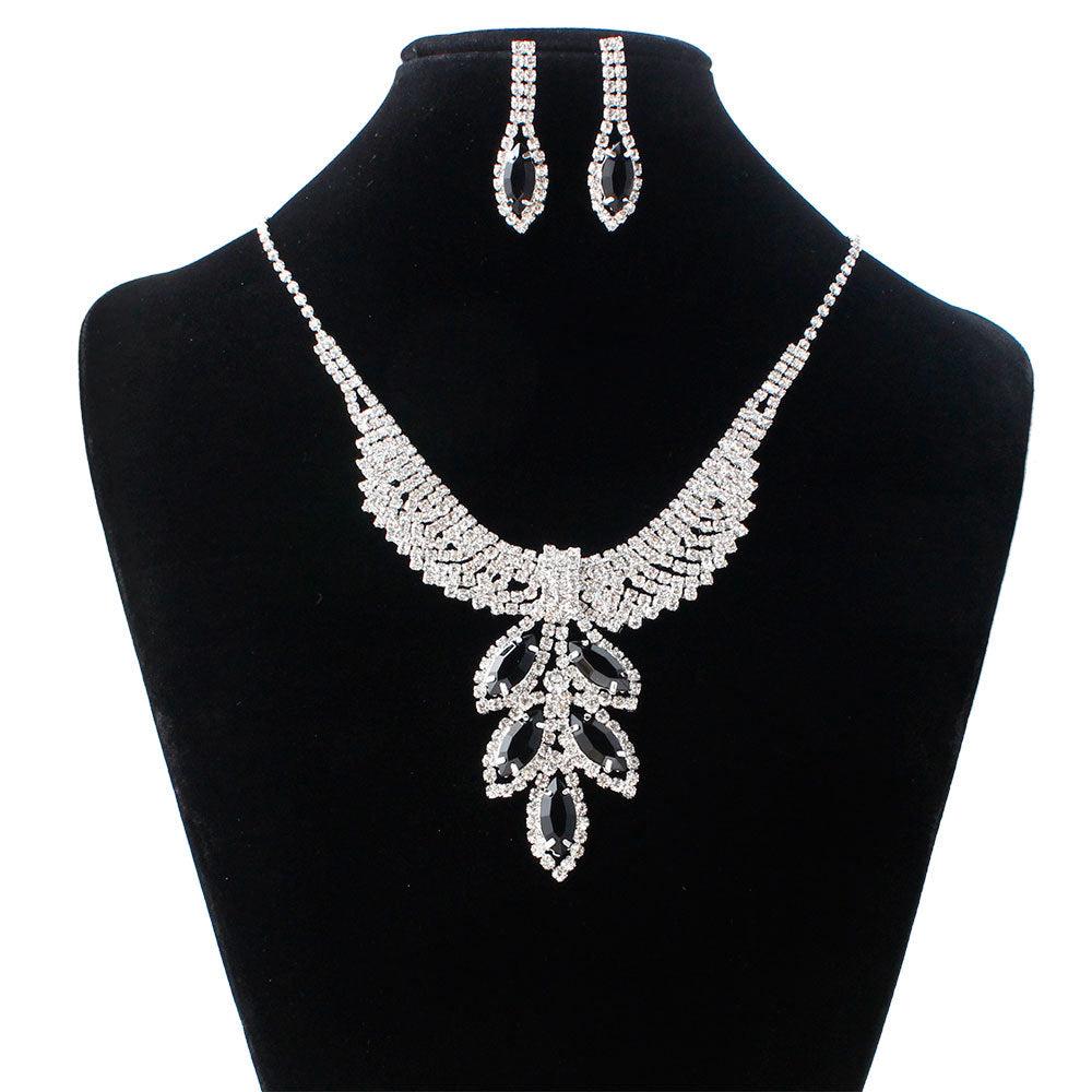 Three sets of Korean Wedding Necklace, Earring set