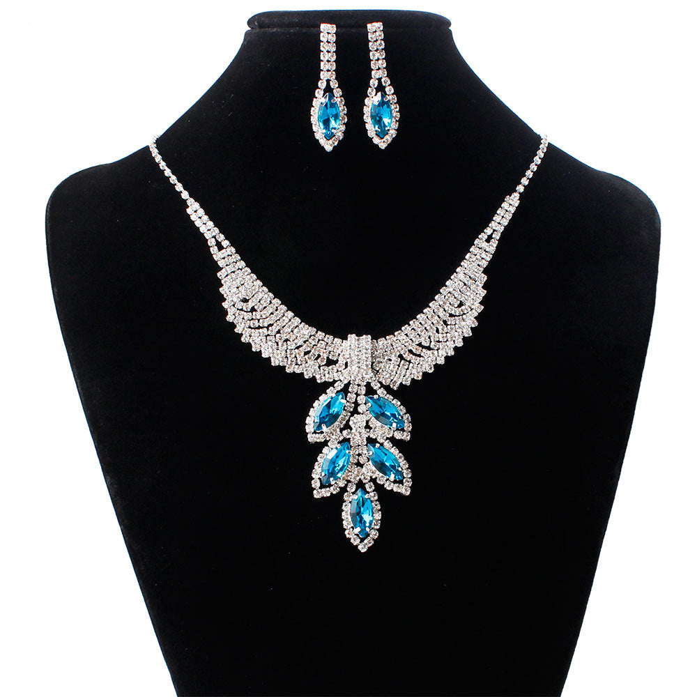 Three sets of Korean Wedding Necklace, Earring set