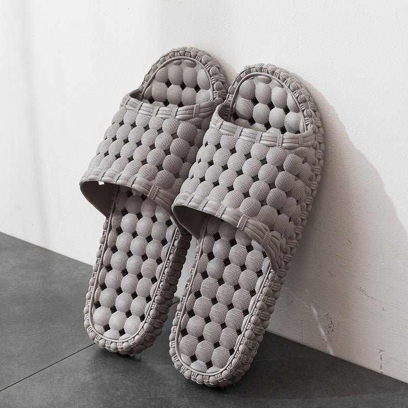 Unisex Home Shoes Hollow Out Bathroom Slippers Men Women