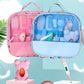 Roadfisher Newborn Baby Care Kits Nose Cleaner Feeder Earpick Tools Grooming Bag Set
