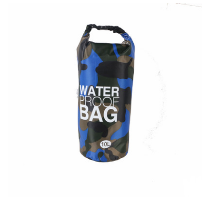 Camouflage waterproof bucket bag beach outdoor drifting bag