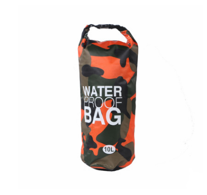 Camouflage waterproof bucket bag beach outdoor drifting bag