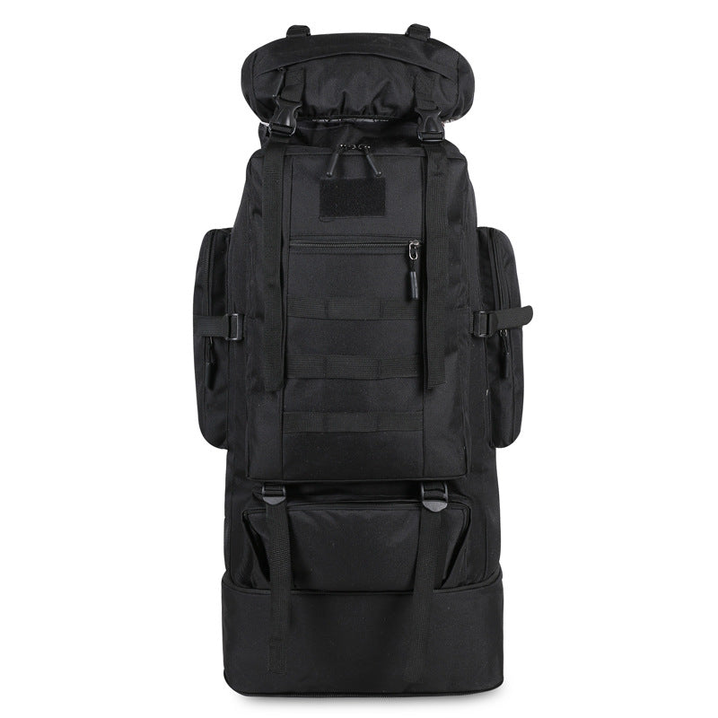 High-capacity military camouflage tactical hiking daypack