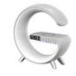 Intelligent Atmosphere Lamp Bluetooth Speaker Wireless Charger Bedside Lamp Alarm Clock