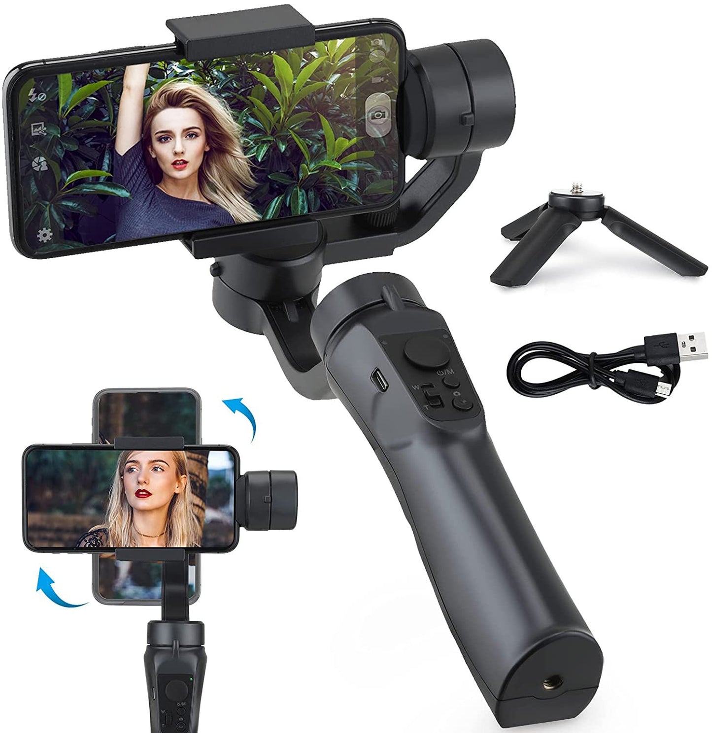 F6 3-axis Handheld Smartphone Gimbal Stabilizer Anti-shake Bracket