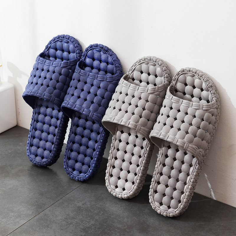 Unisex Home Shoes Hollow Out Bathroom Slippers Men Women