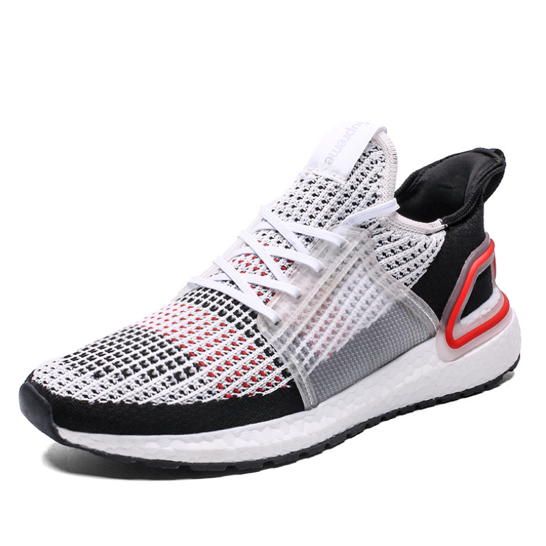 Breathable flying knit men's shoes