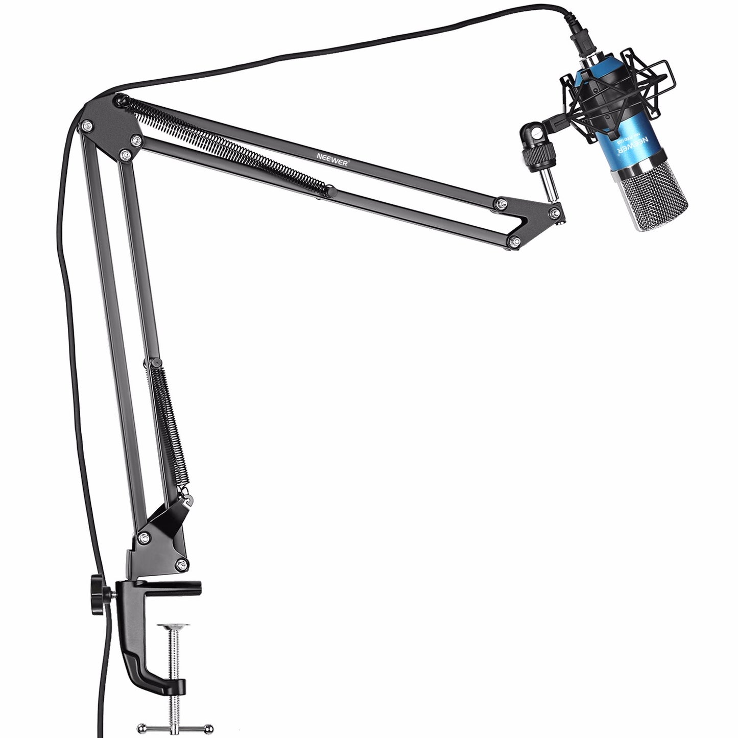 Neewer NW-7000 USB Professional Studio Condenser and NW-35 Adjustable Suspension Scissor Arm Stand