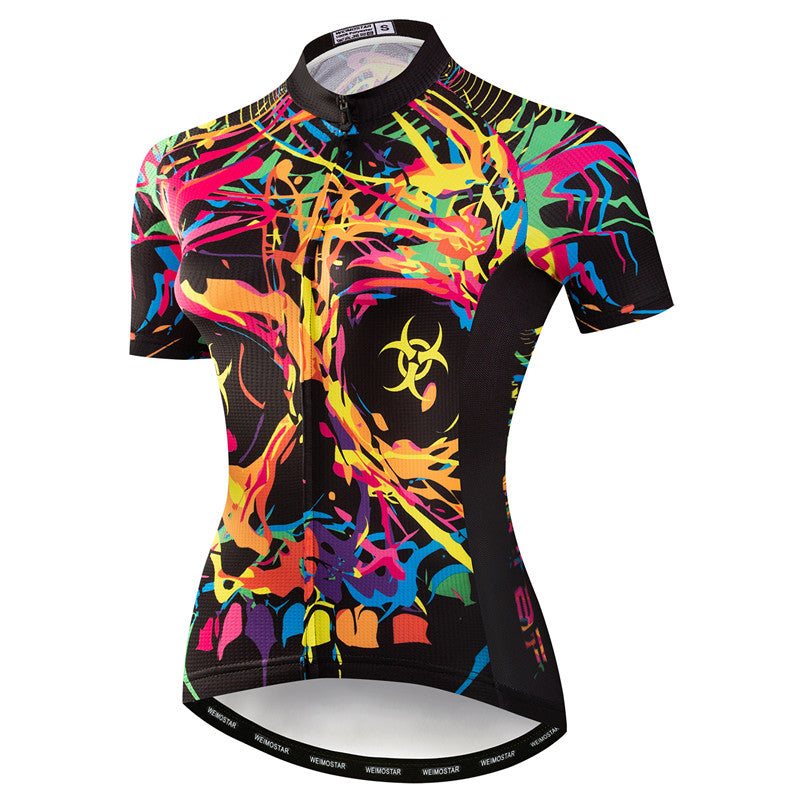 Short sleeve cycling jersey